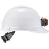imageHard Hat with Light Cap Style Ratchet Suspension Class E Ergodyne Skullerz 8970LED OrangeWhite