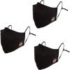 imageErgodyne Skullerz 8800 Two Layer Contoured Face Cover Mask 2XL3XL 3Pack Black1 Count Pack of 3