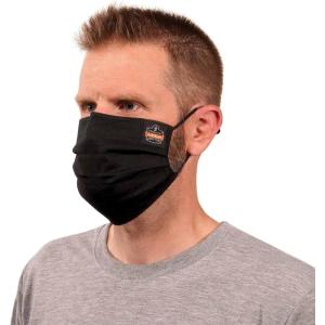 imageErgodyne Skullerz 8801 Two Layer Pleated Face Cover Mask 12Pack Black