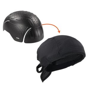 imageErgodyne Skullerz 8948 Mesh Do Rag Bandana and Bump Cap Insert with Enhanced FlexBlack