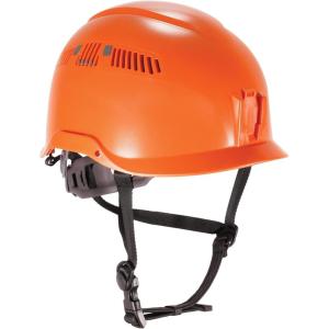 imageErgodyne Skullerz 8975LED Vented Safety Helmet with Light Class C Hard Hat 6pt Suspension Padded Sweatband and Top Padding Included OrangeOrange
