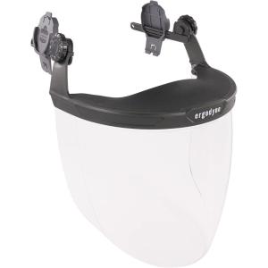 imageErgodyne Skullerz Hard Hat Face Shield Attachment Anti Fog Cap StyleClear