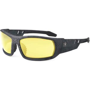 imageErgodyne Skullerz ODIN Safety Glasses Sunglasses Impact Resistant Z871Kryptek Typhon Frame  Yellow Lens