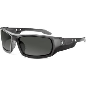 imageErgodyne Skullerz ODIN Safety Glasses Sunglasses Impact Resistant Z871Matte Black Frame  Smoke Lens