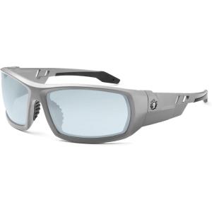 imageErgodyne Skullerz ODIN Safety Glasses Sunglasses Impact Resistant Z871Matte Gray Frame  inOutdoor Lens