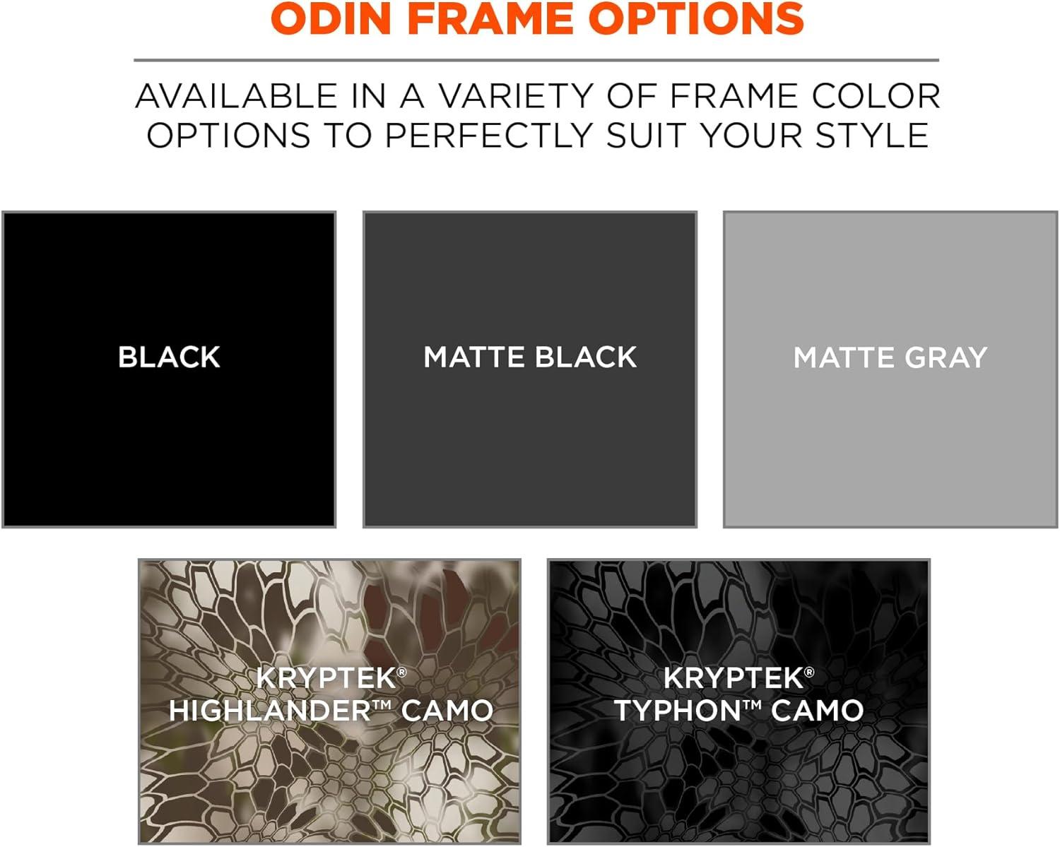 imageErgodyne Skullerz ODIN Anti Fog Safety GlassesSmoke Lens  Matte Gray Frame