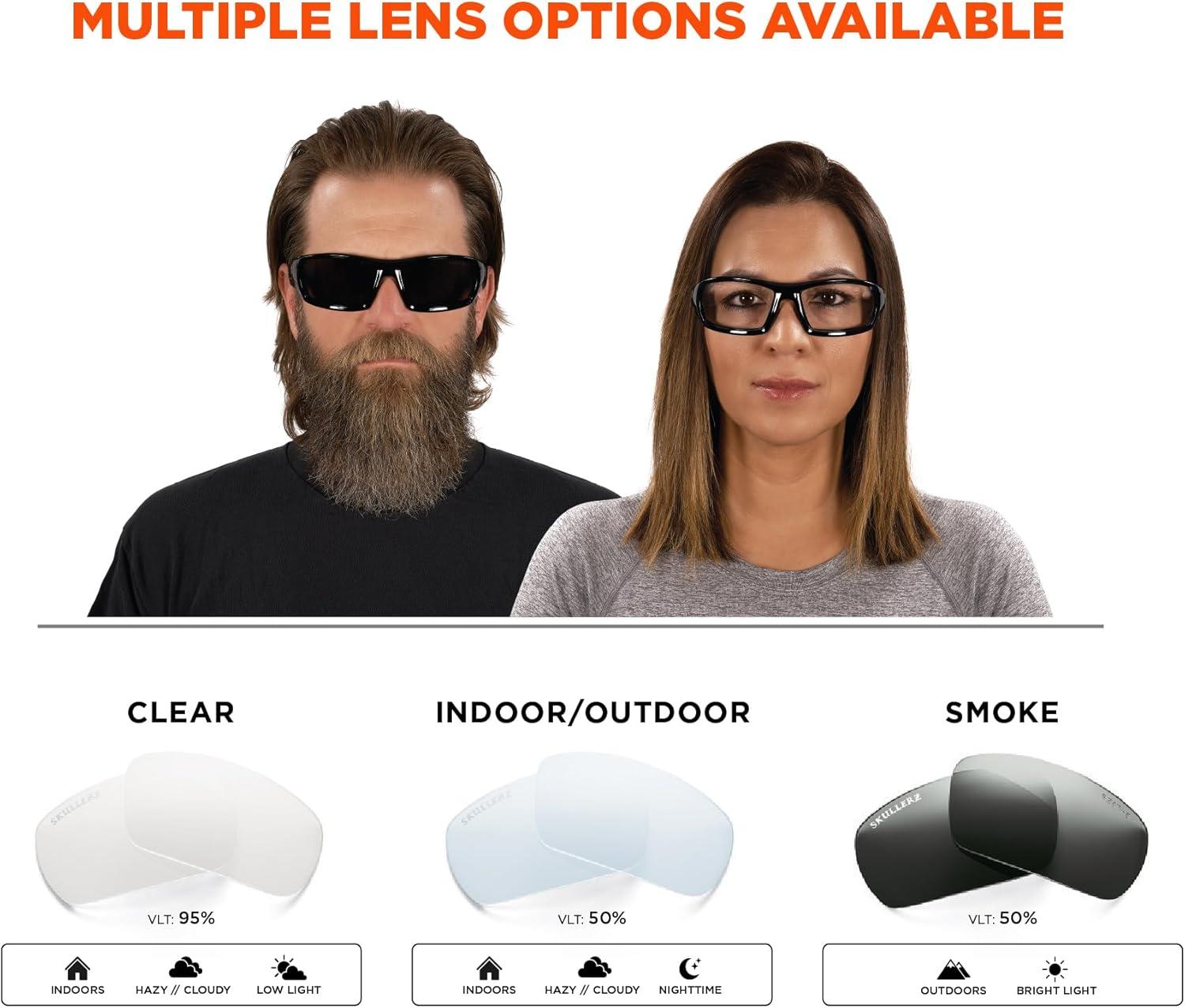 imageErgodyne Skullerz ODIN Anti Fog Safety GlassesSmoke Lens  Matte Gray Frame