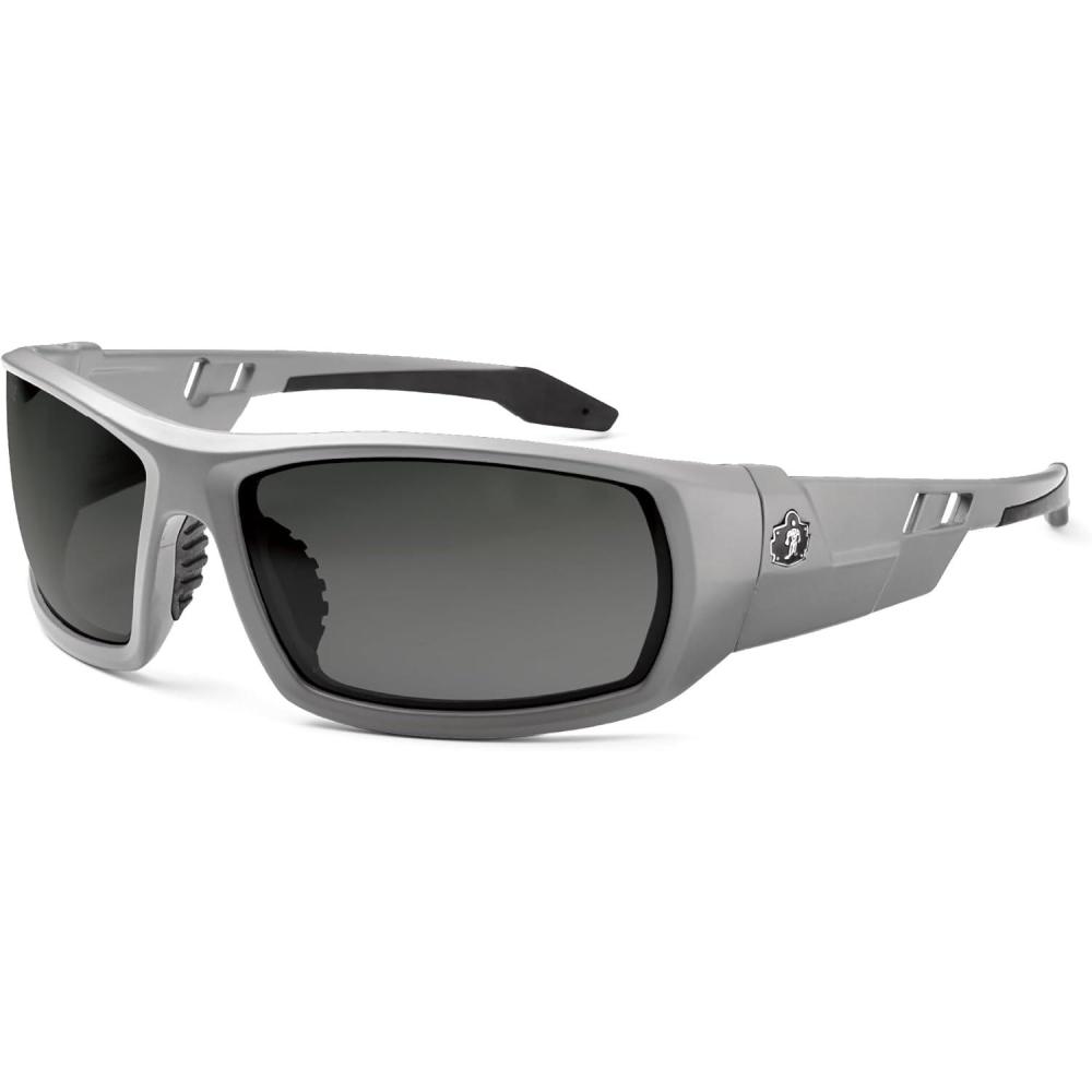 imageErgodyne Skullerz ODIN Anti Fog Safety GlassesSmoke Lens  Matte Gray Frame