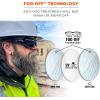 imageErgodyne  56033 Skullerz Loki Convertible AntiFog Safety Sunglasses Smoke Lens Includes Gasket and Strap to Convert to Goggle Antifog Smoke Lens Black FrameAntifog Smoke Lens  Black Frame