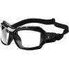 imageErgodyne  56033 Skullerz Loki Convertible AntiFog Safety Sunglasses Smoke Lens Includes Gasket and Strap to Convert to Goggle Antifog Smoke Lens Black FrameAntifog Clear Lens  Black Frame