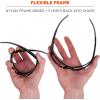 imageErgodyne  56033 Skullerz Loki Convertible AntiFog Safety Sunglasses Smoke Lens Includes Gasket and Strap to Convert to Goggle Antifog Smoke Lens Black FrameAntifog Smoke Lens  Gray Frame