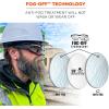 imageErgodyne  56033 Skullerz Loki Convertible AntiFog Safety Sunglasses Smoke Lens Includes Gasket and Strap to Convert to Goggle Antifog Smoke Lens Black FrameAntifog Clear Lens  Gray Frame