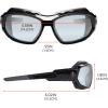 imageErgodyne Skullerz LOKI Convertible Safety Spoggles Includes Foam Gasket and Strap to Convert to Goggle ANSI z871IndoorOutdoor Lens  Black Frame
