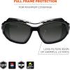 imageErgodyne Skullerz LOKI Convertible Safety Spoggles Includes Foam Gasket and Strap to Convert to Goggle ANSI z871Smoke Lens  Black Frame