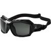 imageErgodyne Skullerz LOKI Convertible Safety Spoggles Includes Foam Gasket and Strap to Convert to Goggle ANSI z871Smoke Lens  Black Frame