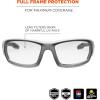 imageErgodyne Skullerz ODIN Anti Fog Safety GlassesClear Lens  Matte Gray Frame