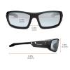 imageErgodyne Skullerz ODIN Anti Scratch Safety Glasses AntiFog ANSI z871InOutdoor Lens