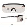 image3 Pack of Ergodyne Skullerz AEGIR Anti Scratch Anti Fog Safety Glasses ANSI z871  Smoke Clear ampamp IndoorOutdoor Lens