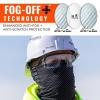 image3 Pack of Ergodyne Skullerz AEGIR Anti Scratch Anti Fog Safety Glasses ANSI z871  Smoke Clear ampamp IndoorOutdoor Lens