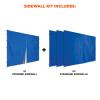 imageErgodyne SHAX 6054 Tent Sidewalls for Canopy Tent Includes 4 Wall Panels to Make Fully Enclosed Pop Up Tent 10ft x 10ftLimeBlue
