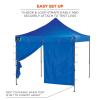 imageErgodyne SHAX 6096 Tent Sidewall with Zipper Opening Fits 10ft x 10ft Pop Up Canopy TentsBlue