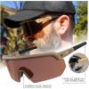 imageErgodyne Skullerz AEGIR Anti Fog Anti Scratch Safety Sunglasses High Contrast Color Enhancing Lenses ANSI z871 with Protective Microfiber Eyewear Cleaning ampamp Storage Bag