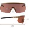 imageErgodyne Skullerz AEGIR Anti Fog Anti Scratch Safety Sunglasses High Contrast Color Enhancing Lenses ANSI z871 with Protective Microfiber Eyewear Cleaning ampamp Storage Bag