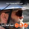 imageErgodyne Skullerz AEGIR Anti Fog Anti Scratch Safety Sunglasses High Contrast Color Enhancing Lenses ANSI z871 with Protective Microfiber Eyewear Cleaning ampamp Storage Bag