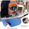 imageErgodyne Skullerz AEGIR Anti Fog Anti Scratch Safety Sunglasses High Contrast Color Enhancing Mirrored Lenses ANSI z871 with Protective Microfiber Eyewear Cleaning ampamp Storage Bag