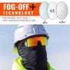 imageErgodyne Skullerz AEGIR Anti Scratch Safety Sunglasses AntiFog ANSI z871Black Frame  Orange Mirror Lens