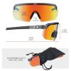 imageErgodyne Skullerz AEGIR Anti Scratch Safety Sunglasses AntiFog ANSI z871Clear Smoke Frame  Orange Mirror Lens