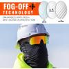 imageErgodyne Skullerz AEGIR Polarized Safety Sunglasses with Fog Off Anti Fog Safety Glasses Anti Scratch Mirror LensOrange Mirror Lens