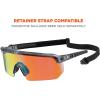 imageErgodyne Skullerz AEGIR Polarized Safety Sunglasses with Fog Off Anti Fog Safety Glasses Anti Scratch Mirror LensOrange Mirror Lens