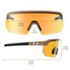 imageErgodyne Skullerz AEGIR Safety Sunglasses High Contrast Color Enhancing Mirrored Lenses ANSI z871