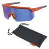 Orange Frame  Blue Mirror Lens