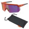 Orange Frame  Purple Mirror Lens