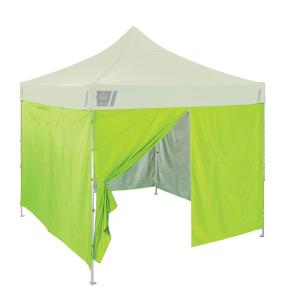 imageErgodyne SHAX 6054 Tent Sidewalls for Canopy Tent Includes 4 Wall Panels to Make Fully Enclosed Pop Up Tent 10ft x 10ftLimeLime