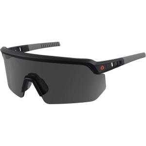 imageErgodyne Skullerz AEGIR Polarized Safety Sunglasses with Fog Off Anti Fog Safety Glasses Anti Scratch Mirror LensSmoke Lens