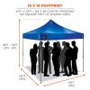 imageErgodyne SHAX 6053 Fully Enclosed Pop Up Canopy Tent with Sidewalls Includes Tent and 4 Wall Panels 10ft x 10ft LimeBlue