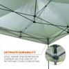 imageErgodyne SHAX 6053 Fully Enclosed Pop Up Canopy Tent with Sidewalls Includes Tent and 4 Wall Panels 10ft x 10ft LimeLime