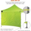 imageErgodyne SHAX 6098 Optional Side Panel LimePopUp Tent Sidewall 10ft x 10ft Tent