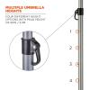 imageErgodyne SHAX 6100 Lightweight Industrial UmbrellaBlue