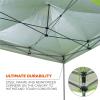 imagePop Up Canopy Tent Heavy Duty 10 x 10 Area Peak Height 14 Includes Wheeled Bag Ergodyne Shax 6000Lime