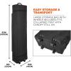 imagePop Up Canopy Tent Heavy Duty 10 x 20 Area 14 Peak Height Includes Wheeled Storage Bag Ergodyne Shax 6015 Lime