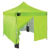imageErgodyne SHAX 6053 Fully Enclosed Pop Up Canopy Tent with Sidewalls Includes Tent and 4 Wall Panels 10ft x 10ft LimeLime