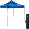 imagePop Up Canopy Tent Heavy Duty 10 x 10 Area Peak Height 14 Includes Wheeled Bag Ergodyne Shax 6000Blue