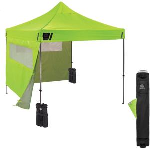 imageErgodyne SHAX 6052 HeavyDuty PopUp Canopy Tent Kit with Mesh Windows 10ft x 10ftLime