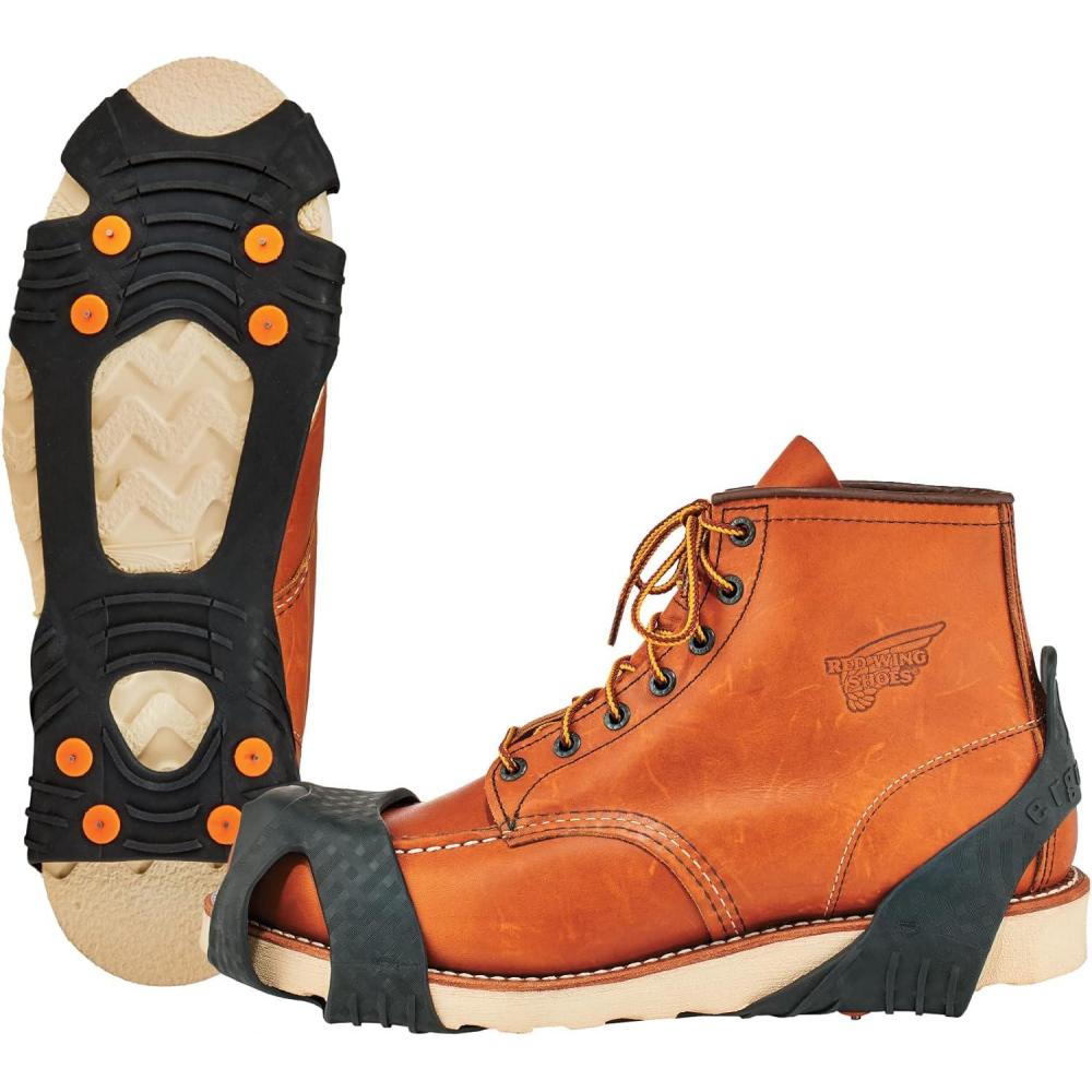 imageSlipOn Ice Traction Cleats with 8 Tungsten Carbide Studs for Superior Grip Ergodyne TREX 6300TCXXLarge