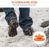 imageErgodyne  16774 TREX 6310 Adjustable SlipOn Ice Traction Cleat with 10 Carbon Steel Spike GripsBlackLargeMedium