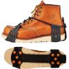 imageErgodyne  16774 TREX 6310 Adjustable SlipOn Ice Traction Cleat with 10 Carbon Steel Spike GripsBlackLargeMedium